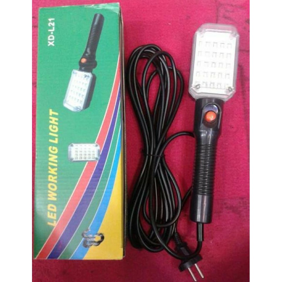 Lampu kerja gantung led working lampu 10w 10 watt kabel 5 meter