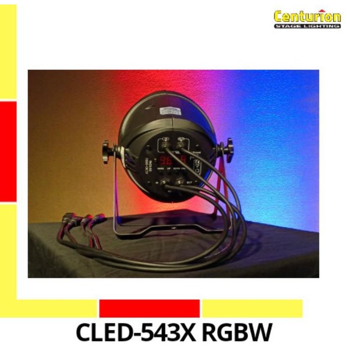 Centurion Parled CLED 543x RGBW Lampu panggung/ Dekorasi Pelaminan
