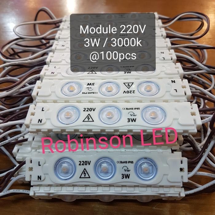 LED Modul 3W 220V 3000K Modul LED 3watt Lampu Neon Box 3 watt 220V