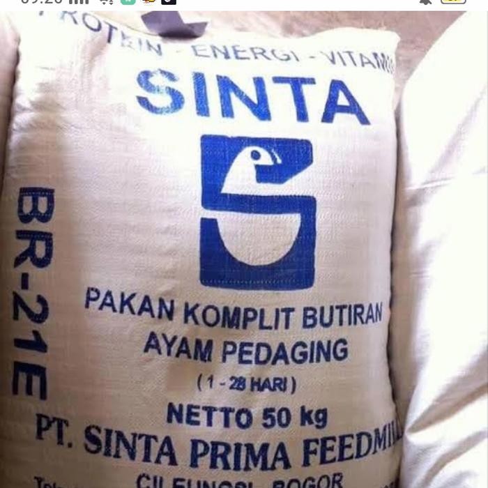 pakan ayam Sinta br21e 1 karung(50kg)