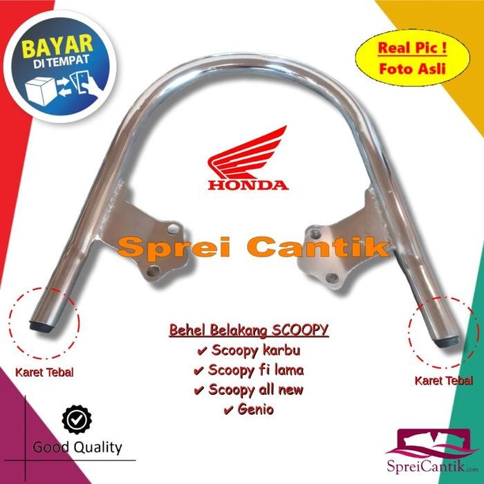 ASLI Aksess Jok Motor Behel Scoopy New Fi Injeksi Karbu Lama dan Genio READY STOCK