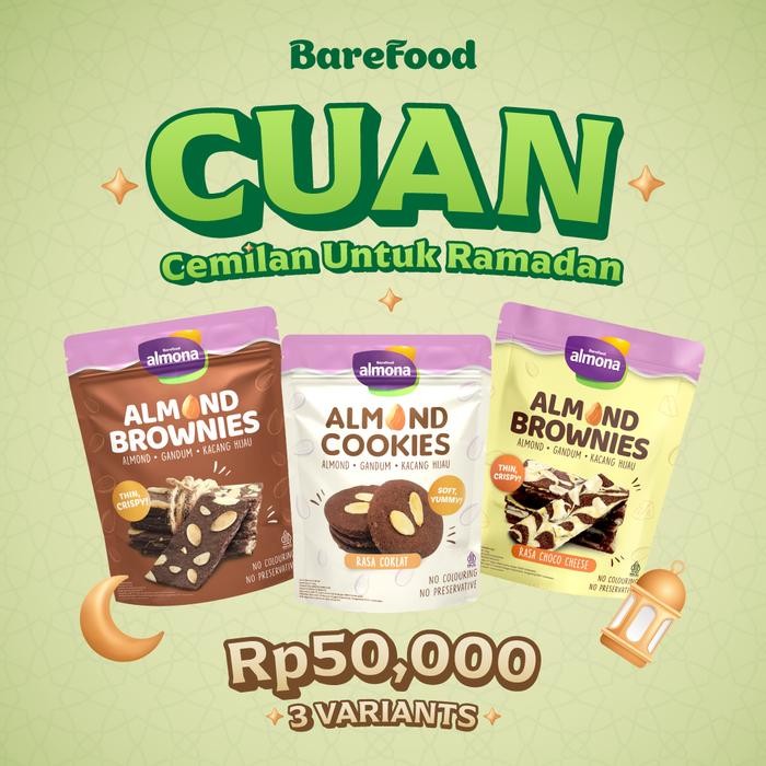 

TERMURAH Bundling Almona Snack CUAN - Cemilan Untuk Ramadhan READY STOCK