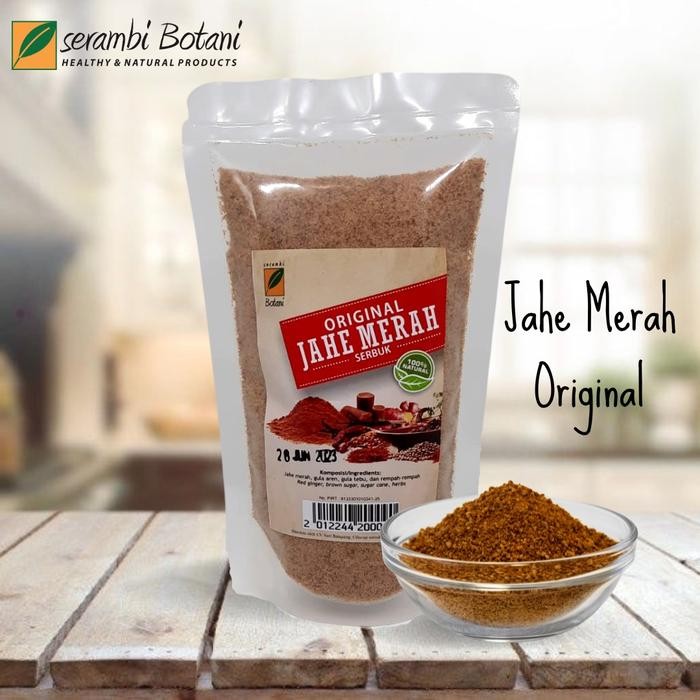 

Pilihan- Bubuk Jahe Merah Serbuk Gula Jawa Original Serambi Botani