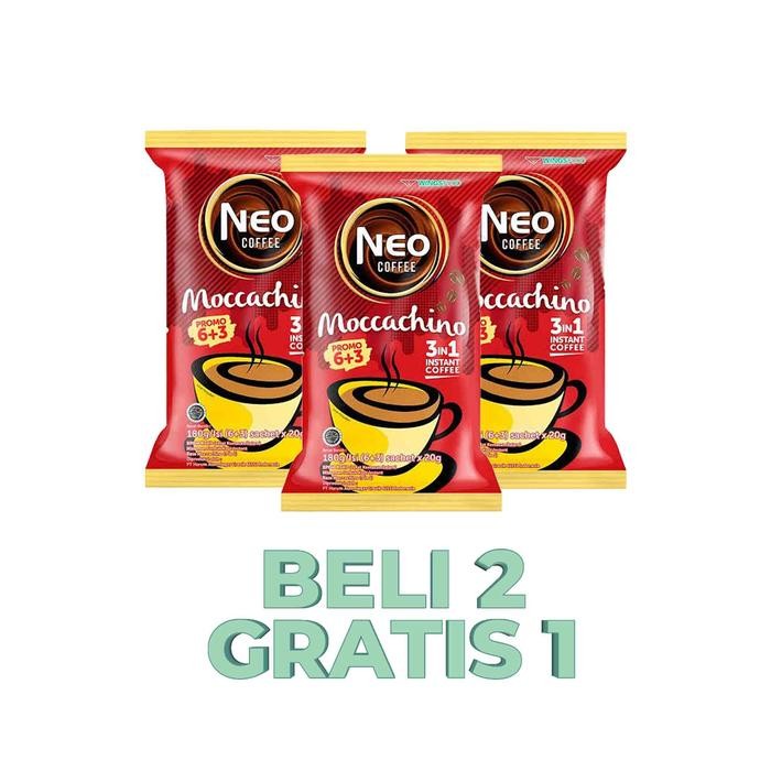 

Pilihan- 3Pcs Neo Coffee Moccachino 9X20 Gram