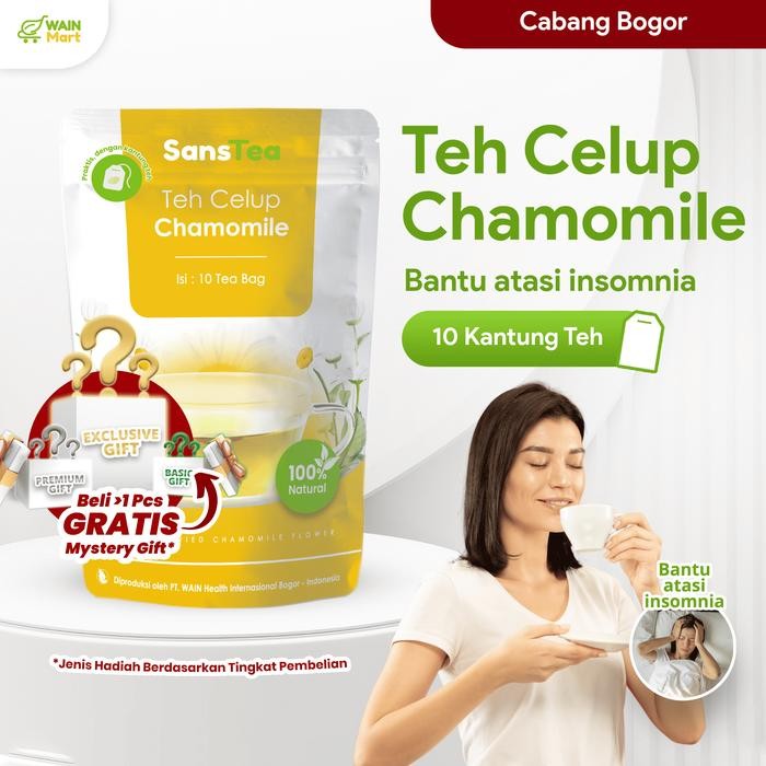 

Pilihan- Teh Celup Chamomile Herbal Relaksasi Pencegah Insomnia