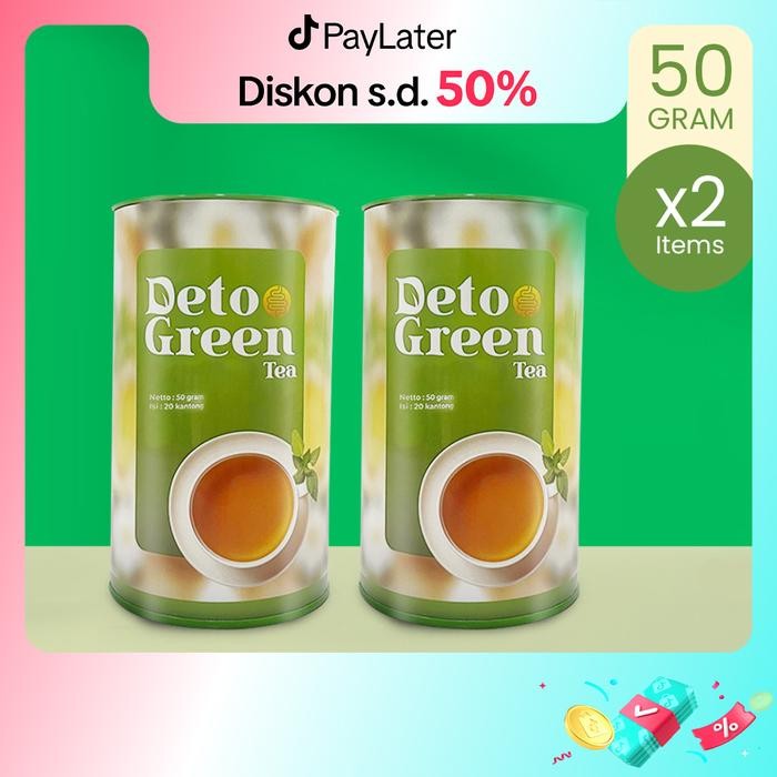 

Pilihan- Promo 2 Botol Detogreen Teh Hijau Herbal Untuk Kesehatan