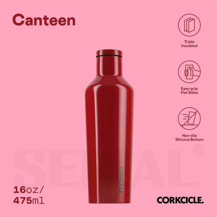 

Pilihan- Corkcicle Canteen 16Oz - Cherry Bomb