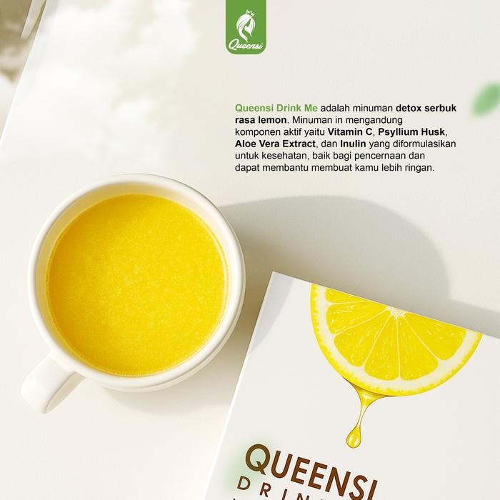 

Pilihan- Queensi Drinkme Lemon Minuman Serat Rasa Lemon-Isi 10 Sachet