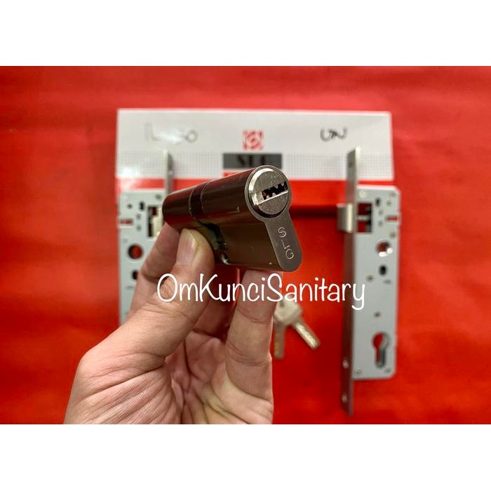 Body Kunci Pintu Lidah Pelor Lockcase Swing Roller 30Mm Stainless Slg