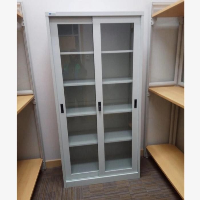 

Bisa Spk! Lemari Arsip Sliding Kaca Modera Mh 388