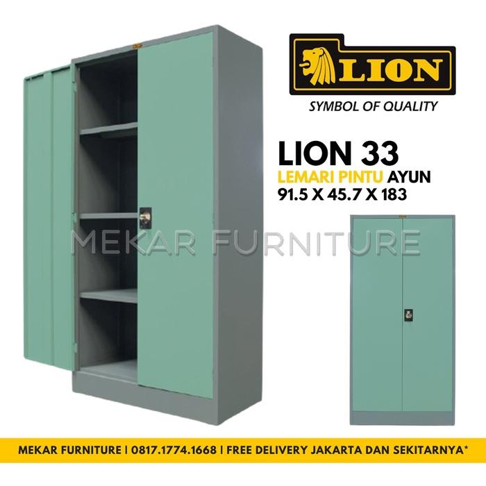 

Bisa Grab! Lemari Besi Lion 33 - Mekar Furniture