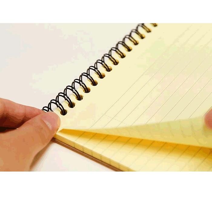 

[Alpha] Ring Notebook Yellow A4 Upper Spring / Buku Tulis Catatan Ukuran A4