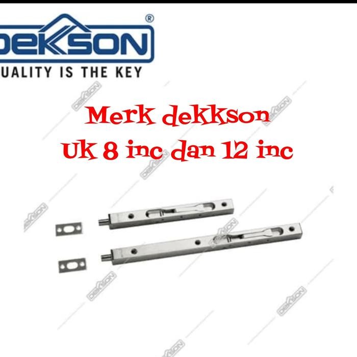 GRENDEL TANAM DEKKSON KUNCI PINTU DOUBLE GRENDEL DEKKSON FLUSH BOLD