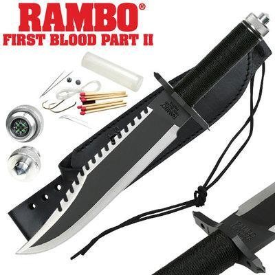 Siap Kirim Pisau Rambo 2 Survival Knife Outdoor