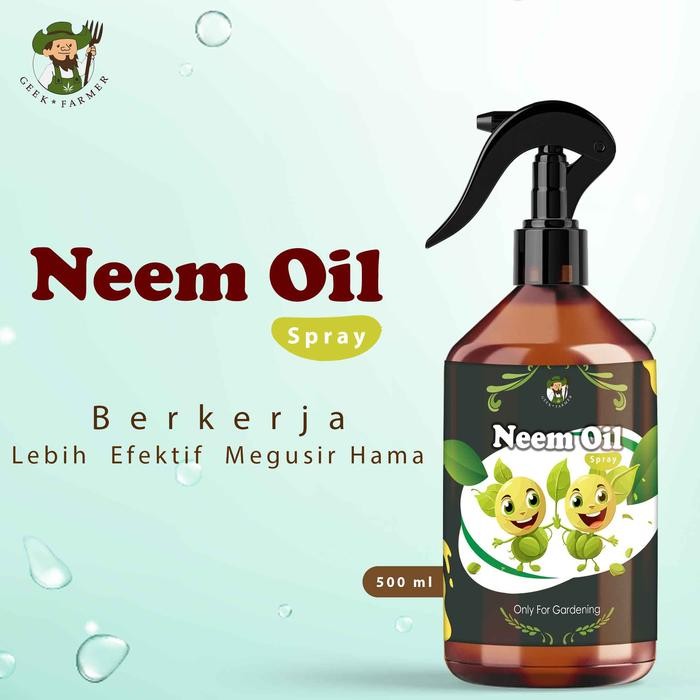 Insektisida Organik Cair Spray Neem Oil 500ml (Geek Farmer)