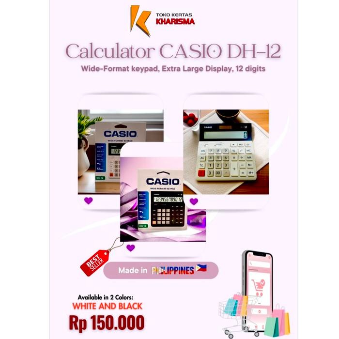 

Bisa Spk! Calculator Casio Dh - 12 , Wide - Format Keypad