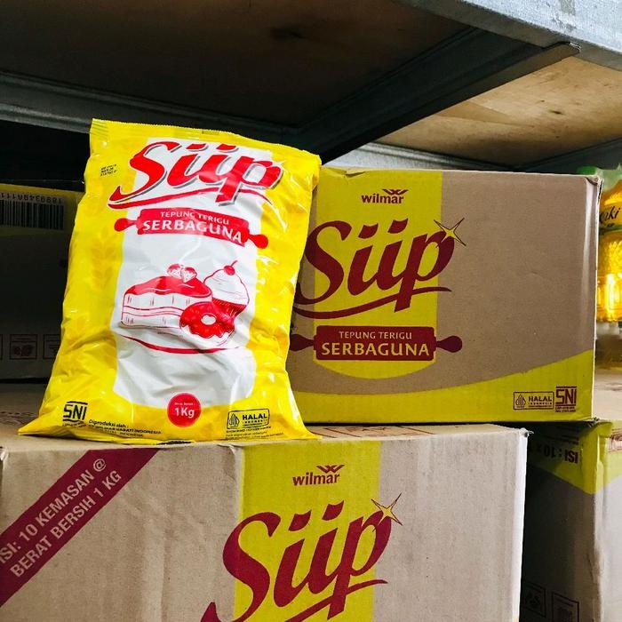 

1 Dus Isi 10 Pcs Tepung Siip 1kg Tepung Terigu Serbaguna