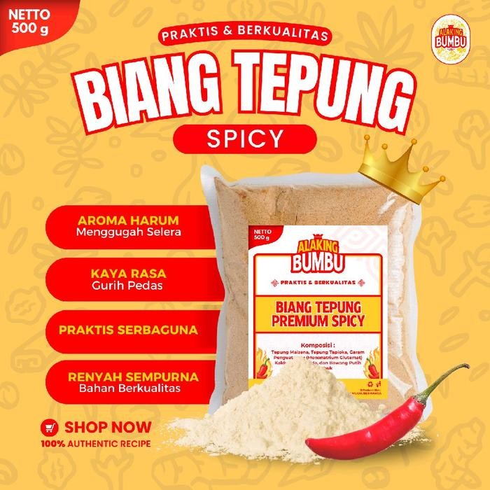 

ALAKING BUMBUBIANG TEPUNG SPICY PREMIUM /TEPUNG AYAM KRISPY Bahan Masakan