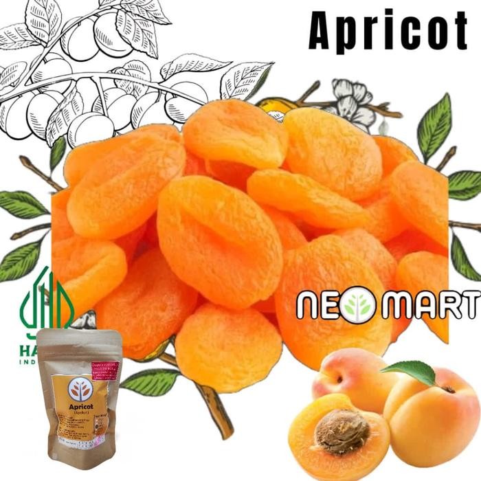 

Dried Apricot / Apricot Buah Apricots Kering 100 gram food snacks Snack Cemilan Keripik Crispy