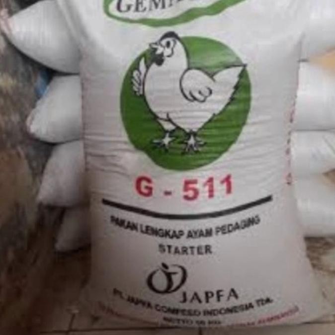 Repack 1 Kg Pakan Ayam Pedaging 511B , 511D Br 1 Wn G511 G-511 Charoen Pokphand Japfa Pelet Pur