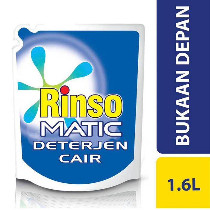 rinso matic/rinso matic bukaan depan/rinso cair front loading/rinso