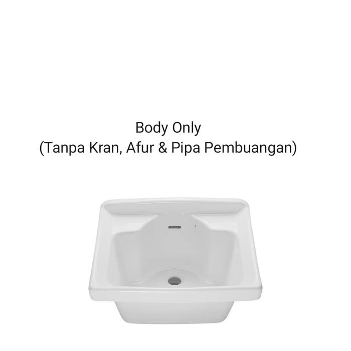 Laundry Sink Toto SK508 / SK 508 Body Only Tanpa Kran, Afur dan Pipa