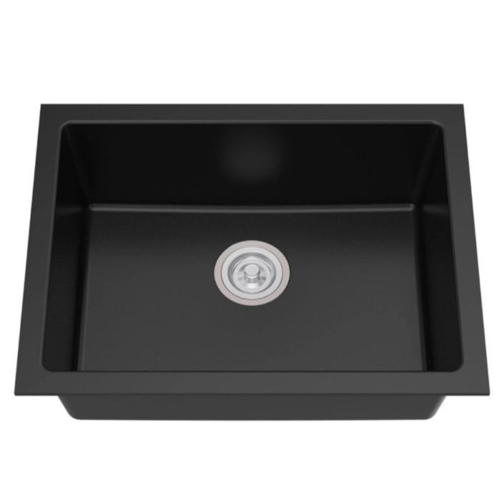 RINOKS Granite kitchen sink bak cuci piring GRANIT HITAM 6842