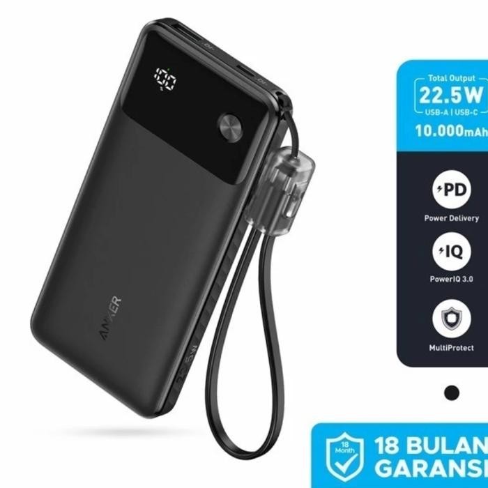 Powerbank Anker 10000Mah Fast Charging Garansi Resmi
