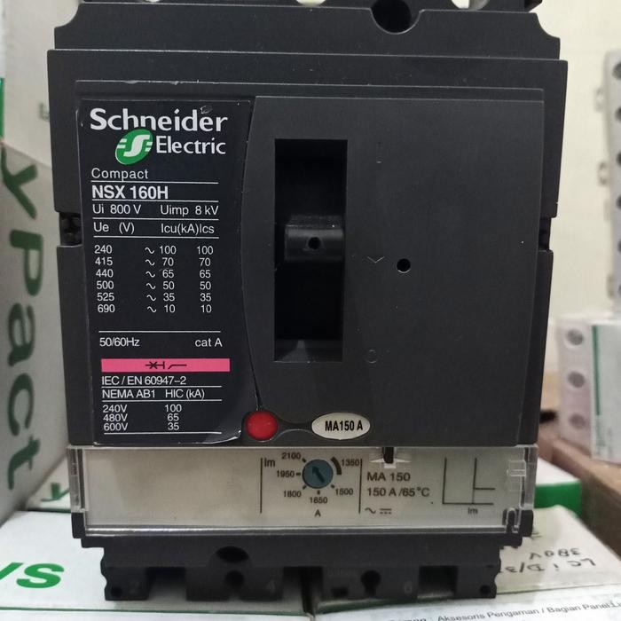 Paling Murah Mccb Schneider Nsx 160H 3P Ma 150A Terlariss 