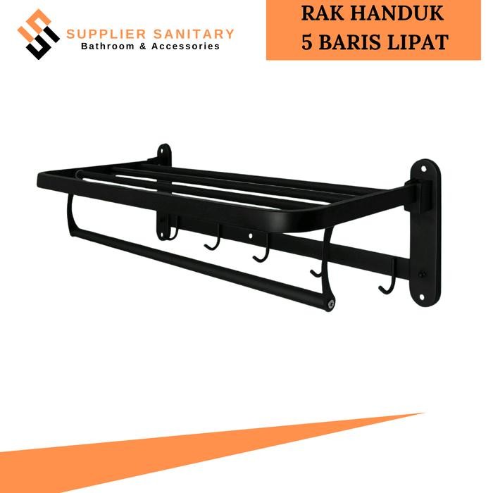 Ikea Livien - Rak Handuk Lipat Stenlies/Jemuran Handuk/Gantungan Handuk