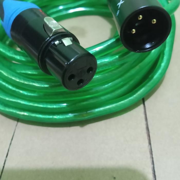 KABEL MIC JEK XLR CANON MALE TO JEK XLR CANON FEMALE MAKITA 20 METER