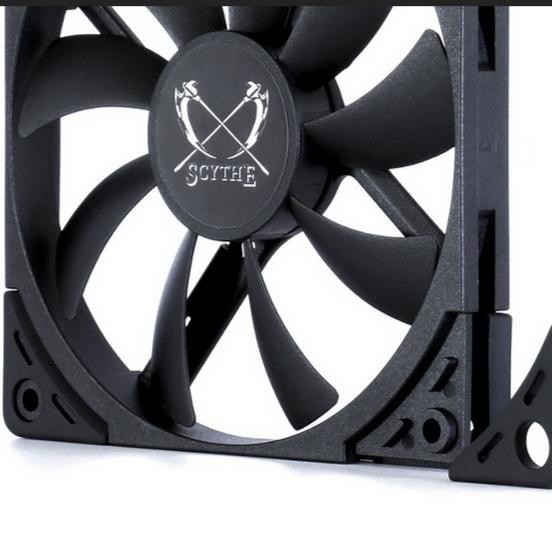 SCYTHE KAZE FLEX II 120 SLIM 12X15MM FAN CASE - BLACK