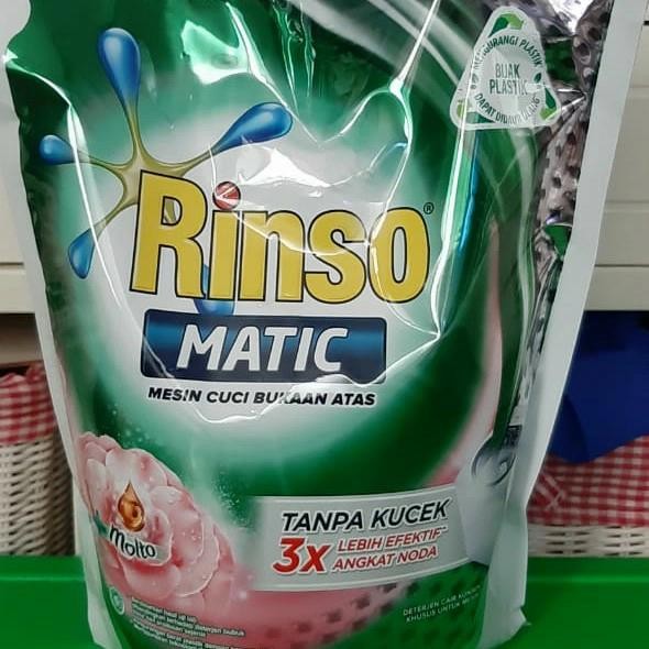 rinso matic/rinso matic bukaan atas/rinso cair/rinso matic top loading