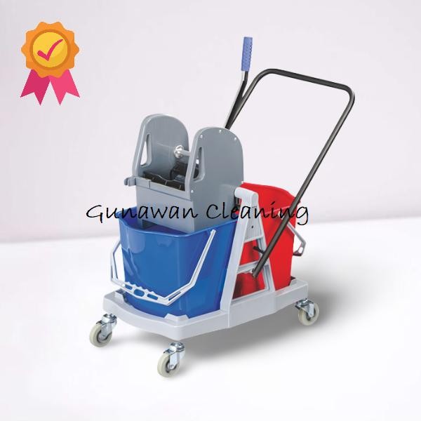 DOUBLE BUCKET PLASTIK PRESS MOP