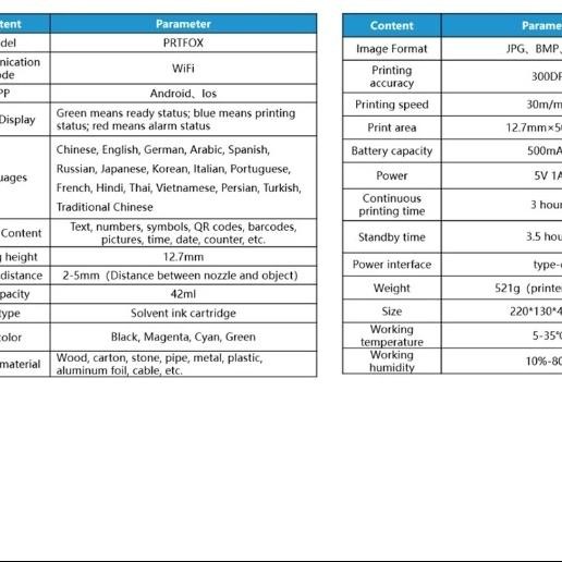 PRINTER ni handheld printer portable Printer Tangan