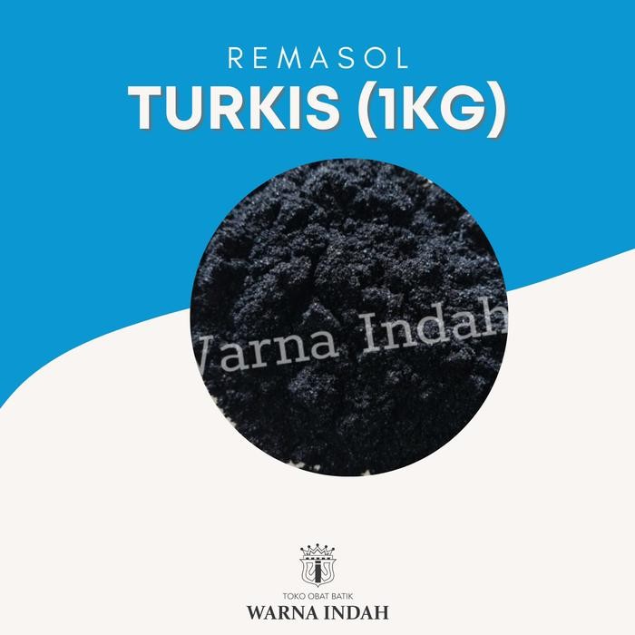 

PEWARNA BATIK / PEWARNA TEKSTIL REMASOL TURKIS (BIRU TOSCA) 1KG