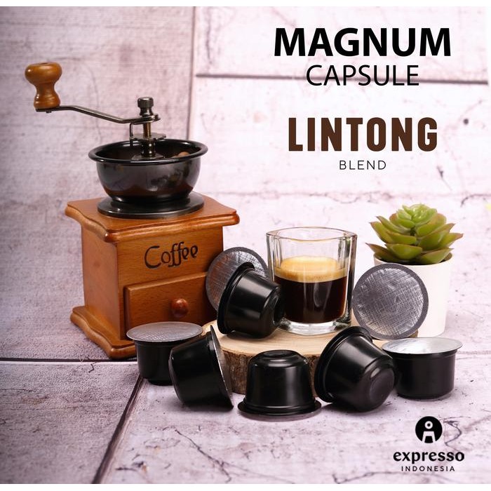 

EXPRESSO INDONESIA - COFFEE CAPSULE - MAGNUM SERIES - LINTONG BLEND