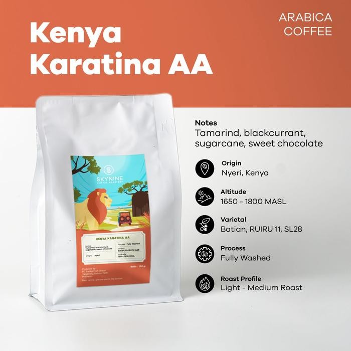 

KOPI ARABIKA KENYA KARATINA AA ROASTED BEANS