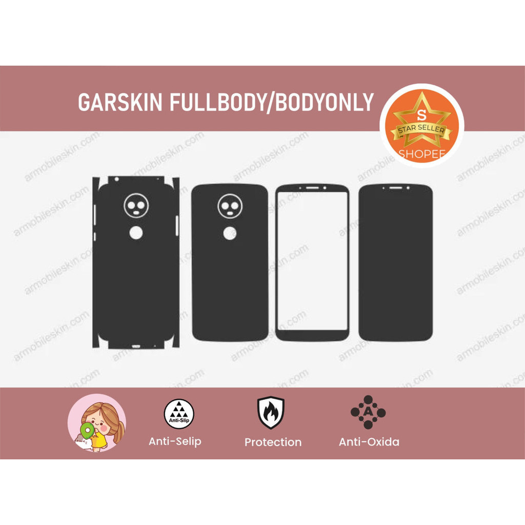 Custom Garskin Moto-X4 AntiGores Case Full Body/Body Only Bisa COD
