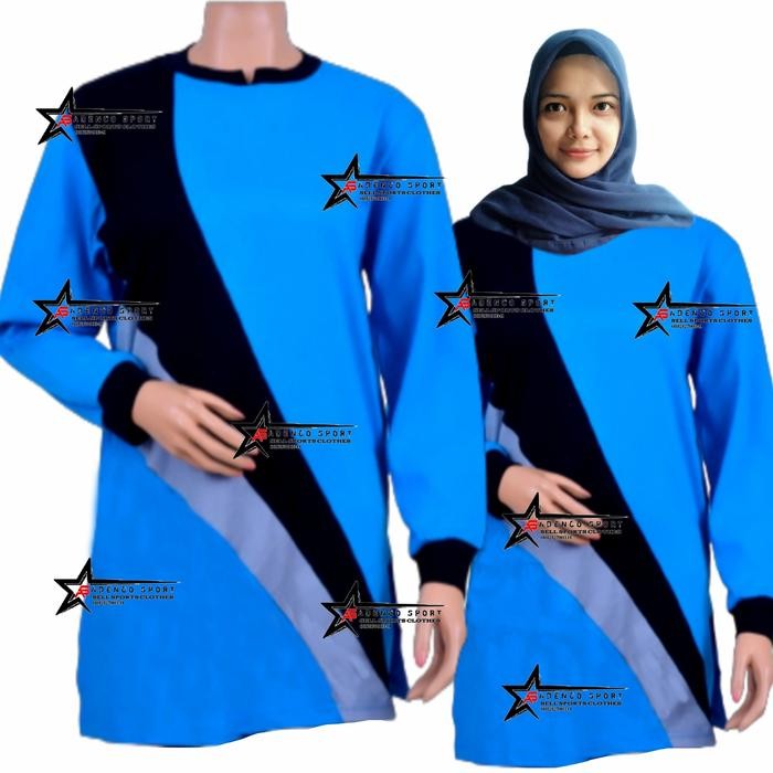 Kaos Olahraga Muslim/Baju Atasan Olahraga Model Muslim