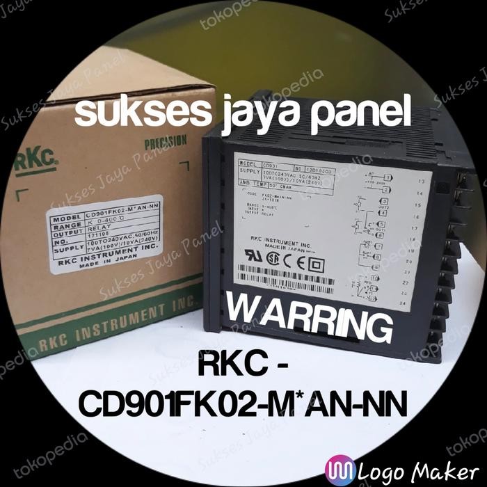 Terbaik Temperatur Control Rkc Cd901-Fk02-M*An-Nn/220V Input K/Ca - 0-400C Terlariss 