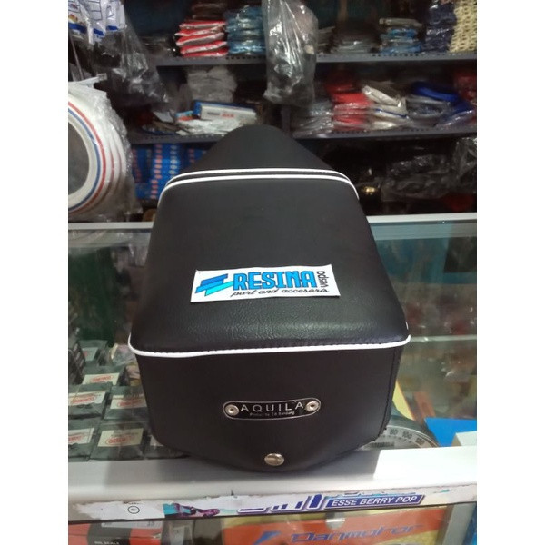 jok aquila jok panjang Lis putih Vespa super sprint px ps kualitas