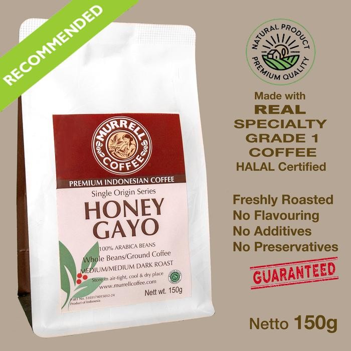 

HONEY GAYO kopi arabica specialty premium biji bubuk MURRELL COFFEE