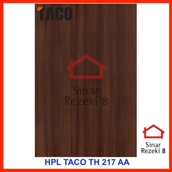 Hpl Taco Th 217 Aa / Brilliant Teak / Woodgrain Urat Serat Kayu Coklat
