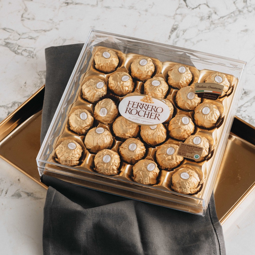 

Ferrero Rocher Chocolate Balls Isi 24 pcs 300 gram