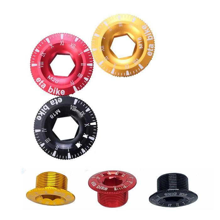 JTTOP" BAUT TUTUP CRANK/ENGKOL SEPEDA VARIASI UKURAN M20 HOLLOWTECH 2