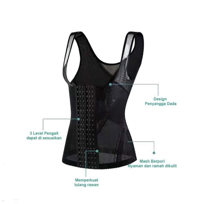 Korset Full Body/ Body Shaper Korset Pelangsing Perut