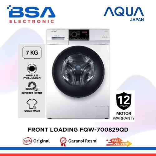 AQUA FQW-700829QD MESIN CUCI FRONT LOADING 7Kg