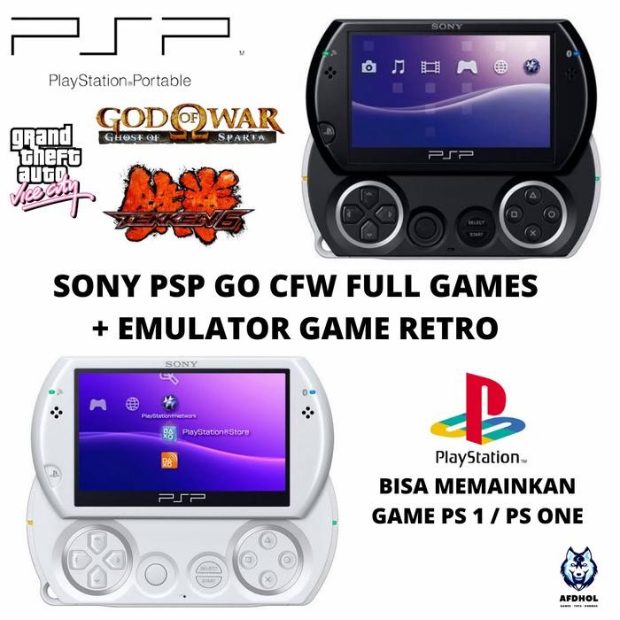 Sony Psp Go Black 16Gb Slim 1000 2000 3000 Street Ps Vita Fat