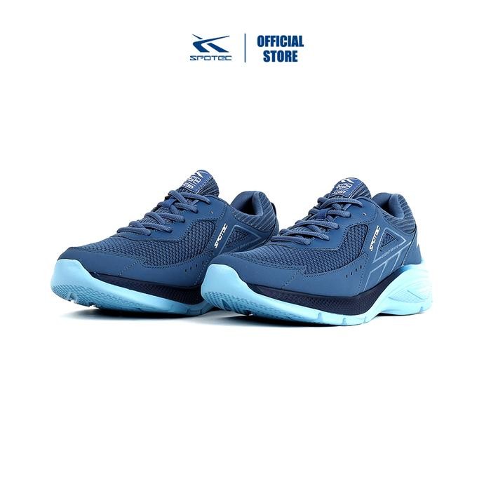 Spotec Running Sepatu Lari Pria Wanita Biru Muda Biru Muda